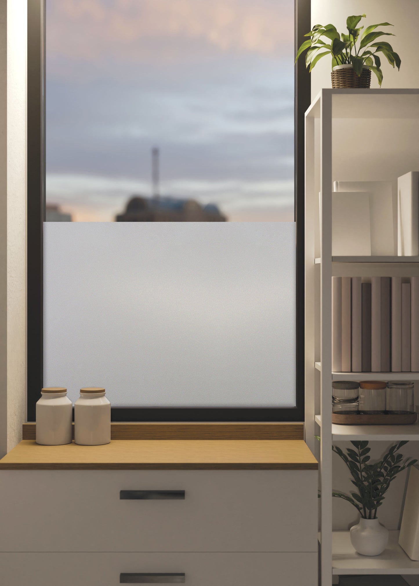most popular and versatile window film brings privacy and a soft glow to your room that is perfect for all types of spaces.