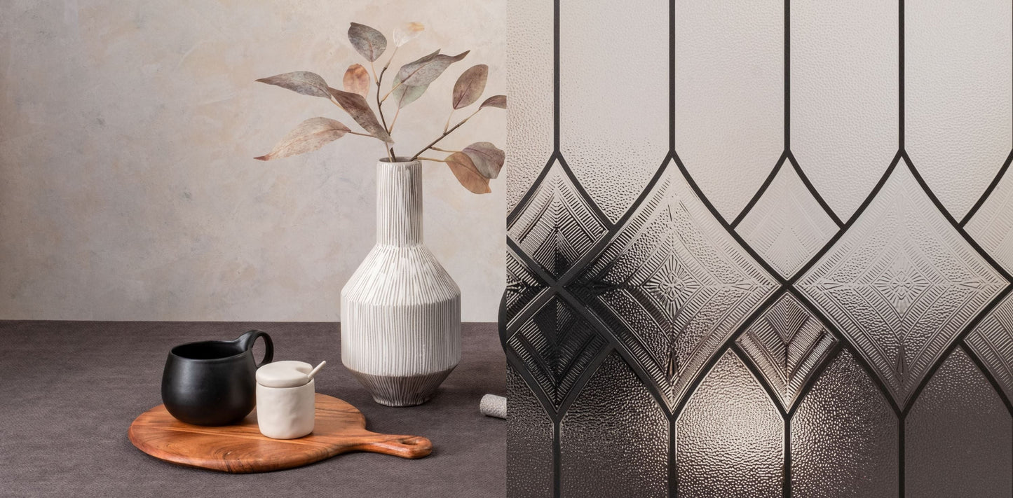 Elegant and sophisticated, the traditional lines of Regent transform any window to appear like real leaded glass.