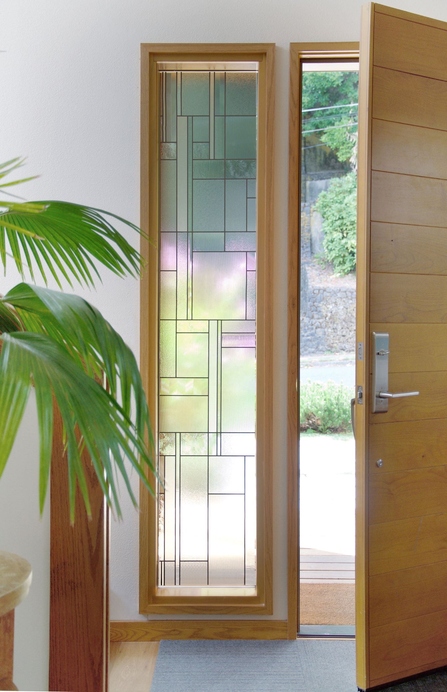 This modern geometric pattern is full of sparkle and unique textures to compliment any type of interior.