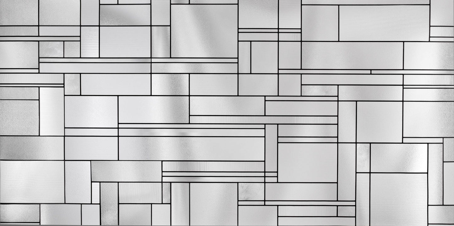 This modern geometric pattern is full of sparkle and unique textures to compliment any type of interior.